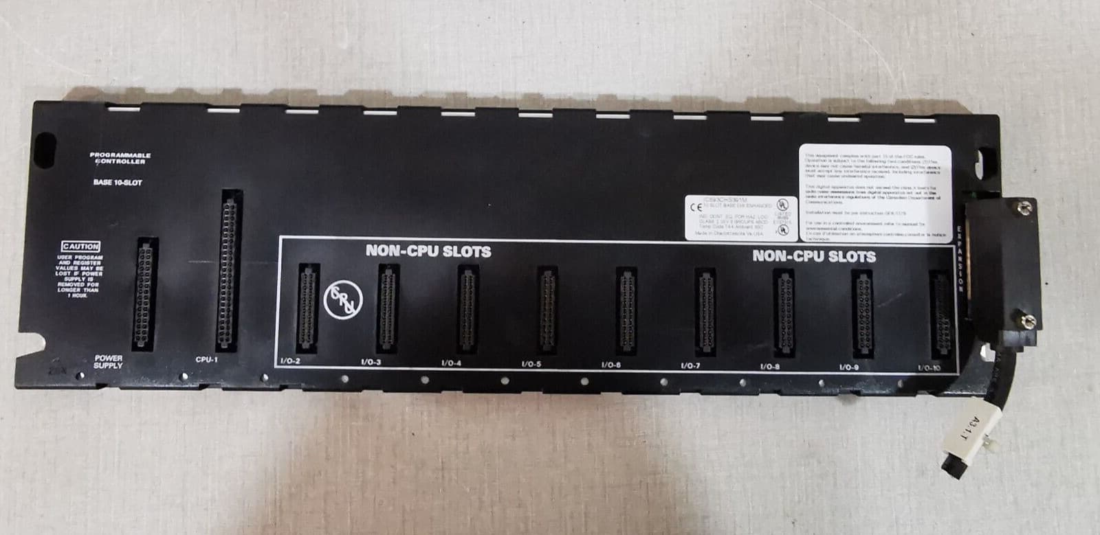 GE Fanuc IC693CHS391M PLC Programmable Controller