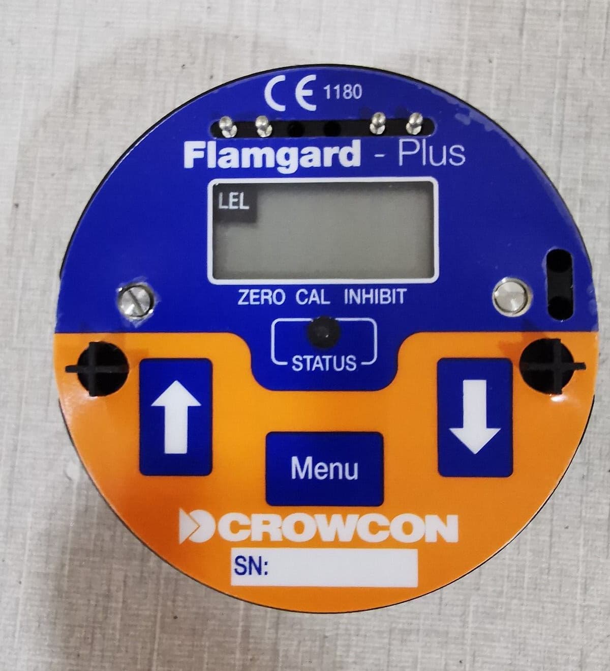 CROWCON Flamgard-Plus Detector Display METHAN 0-100% LEL