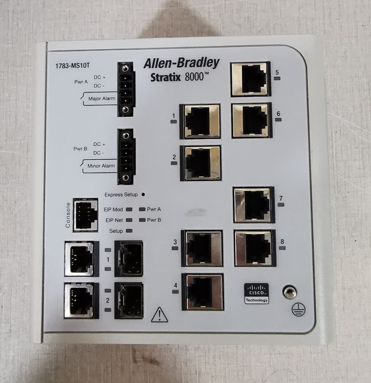 Allen Bradley STRATIX 8000 Ethernet Managed Switch 1783-MS10T / PN-16204