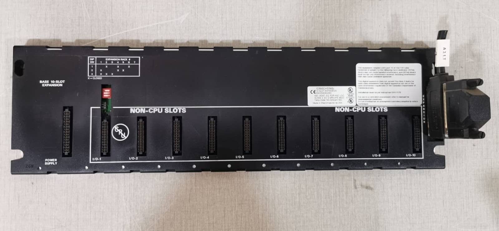 GE Fanuc IC693CHS392J NON-CPU SLOTS