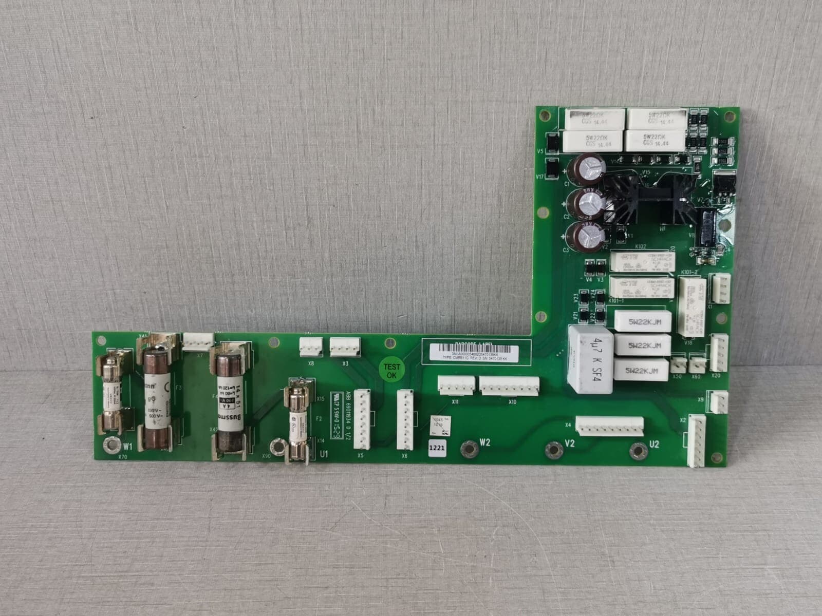 ABB CMRB-11C REV: D 3AUA0000054682 Main Control Circuit Board - WITH FILTHY BOX