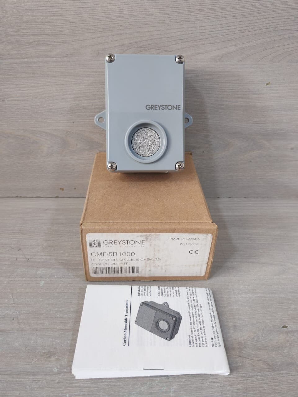 GREYSTONE CMD5B1000 CO SENSOR SPACE ECHEM.5 % ANALOG OUTPUT