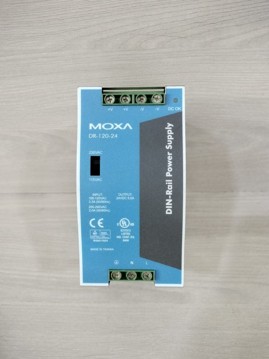 MOXA DR-120-24 DIN-Rail POWER SUPPLY