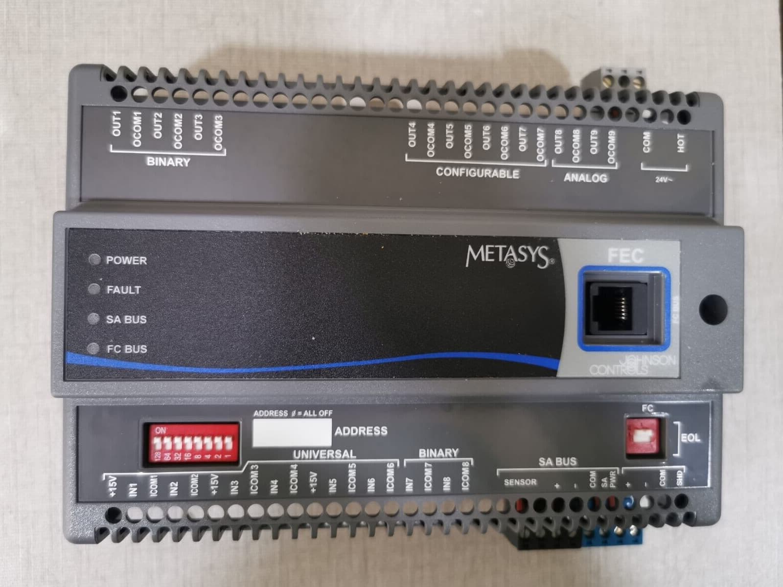 JOHNSON CONTROLS MS-FEU2610-0 PROGRAMMABLE CONTROLLER WIT