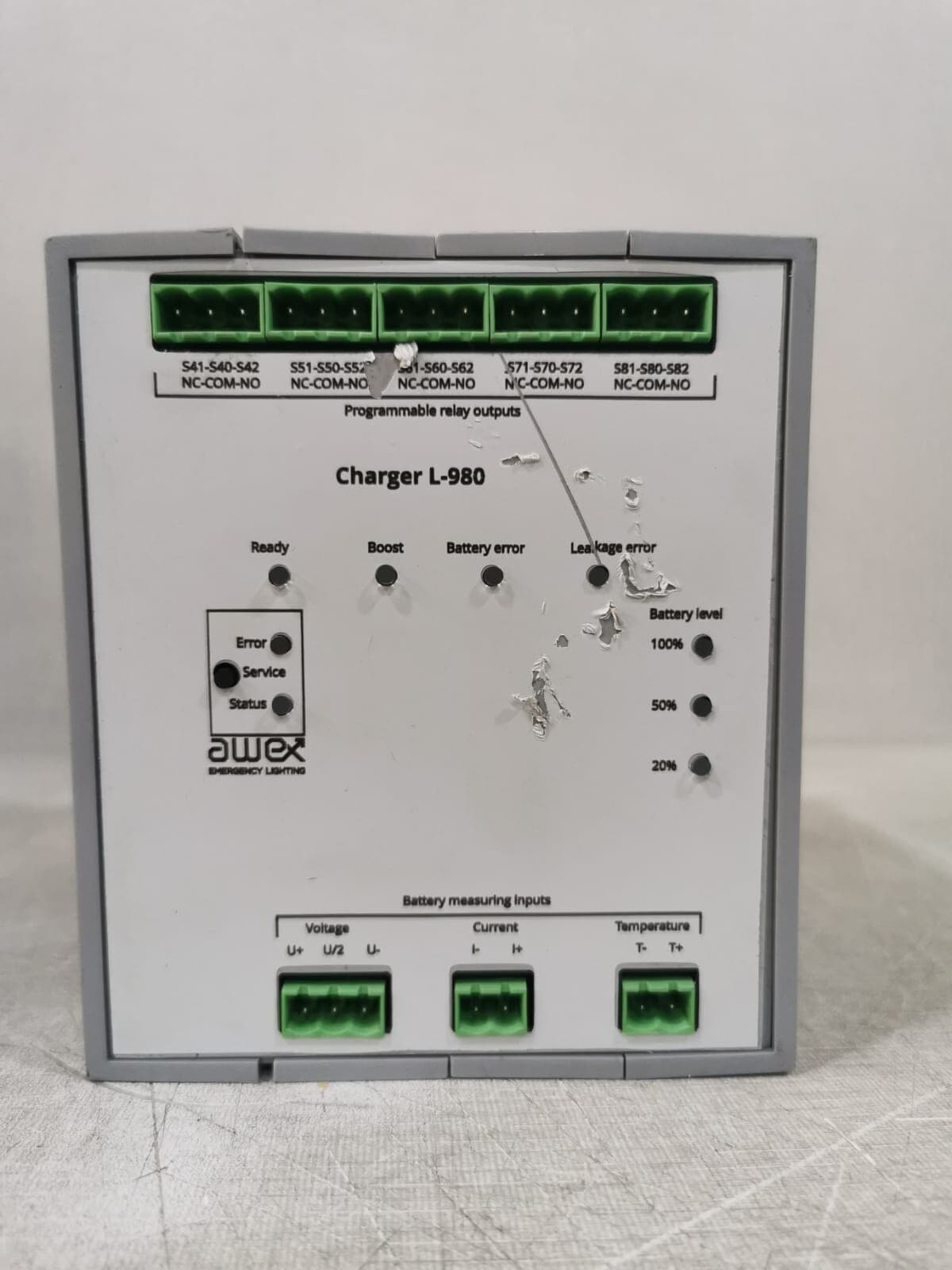 Awex Charger L-980 Central Battery System with Visible Sratch on the Item