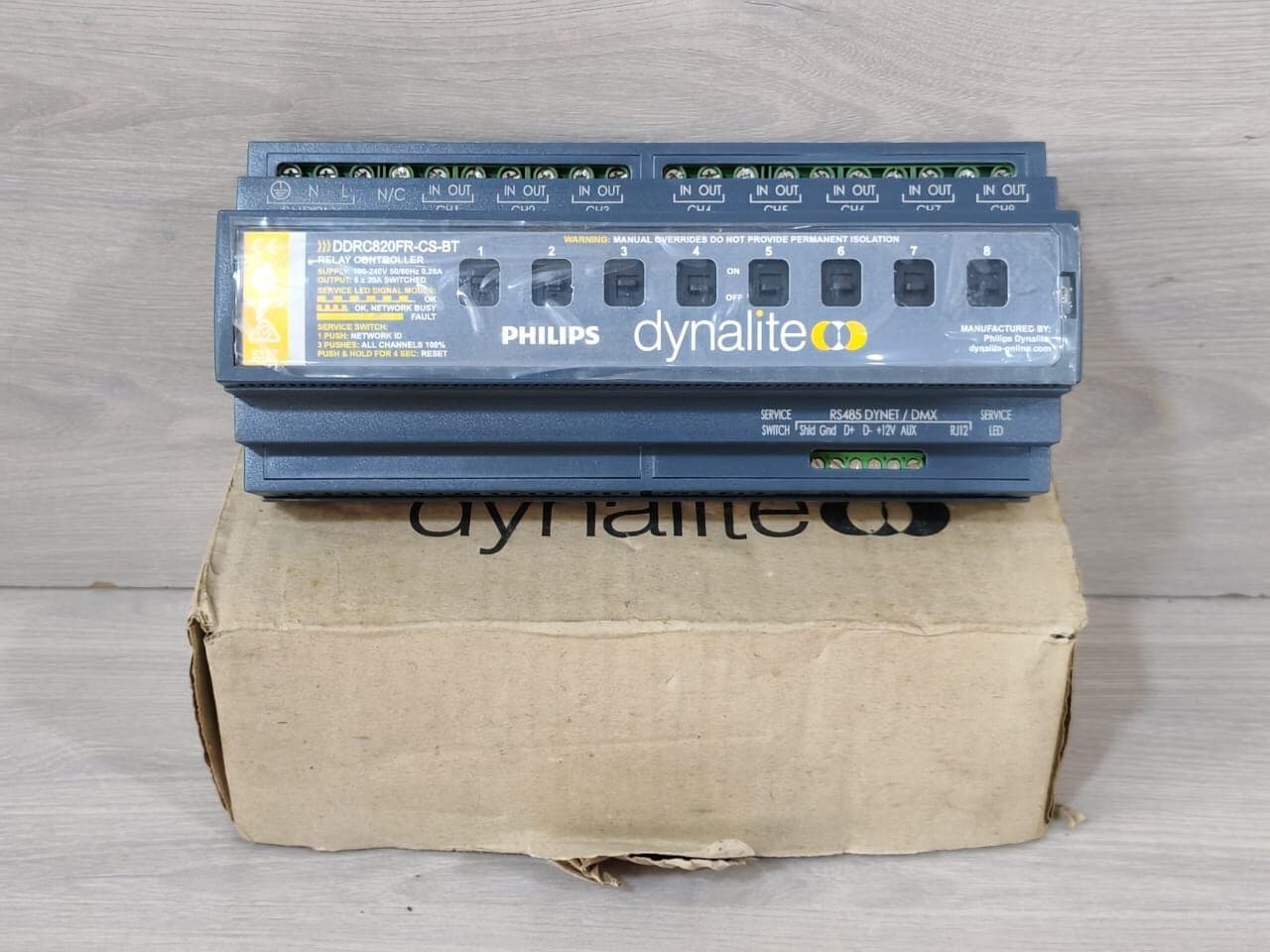 PHILIPS DYNALITE DDRC820FR-CS-BT RELAY CONTROLLER