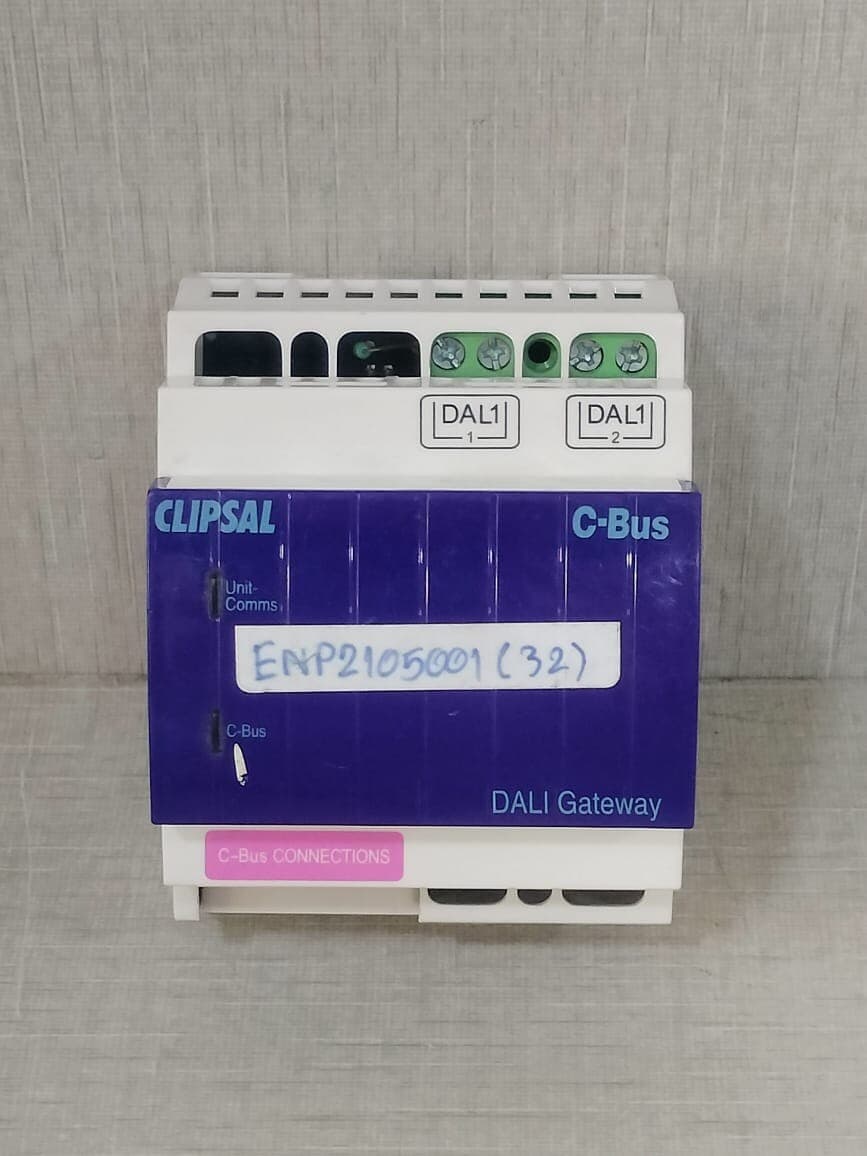 CLIPSAL 5502DAL C-BUS DALI Gateway MFG.2019 W/O ANY ACCESSORIES