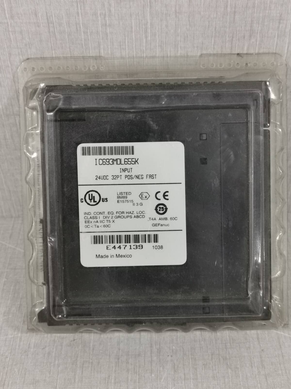 Fanuc IC693MDL655K INPUT 24VDC 32PT POS/NEG FAST