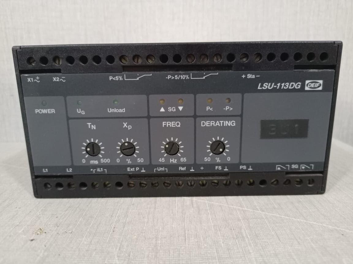 DEIF LSU-113DG 700171.40 LOAD SHARING UNIT 400VAC 5A - W/O FRONT COVER