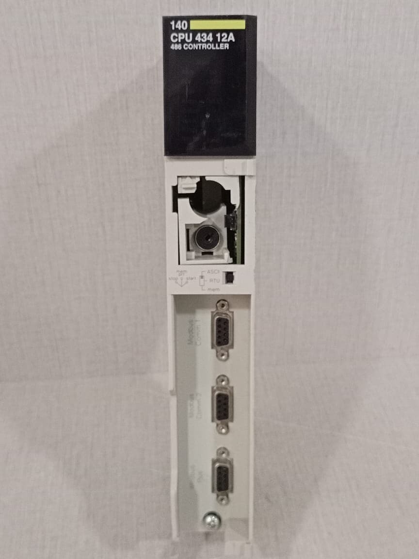 Schneider Electric 140 CPU 434 12A Modicon Quantum Controller - WITHOUT COVER