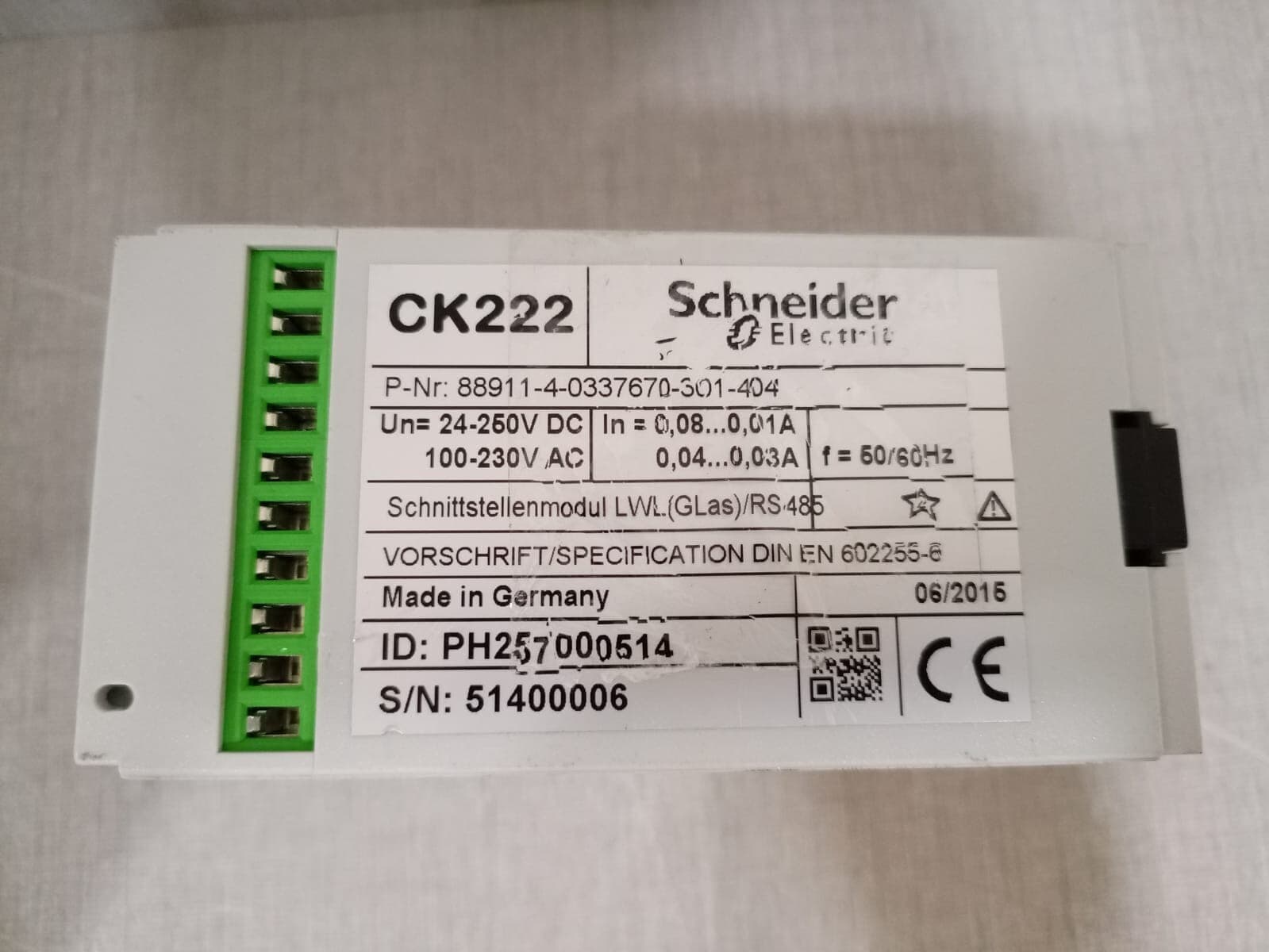 Schneider Electric CK222 MODULE