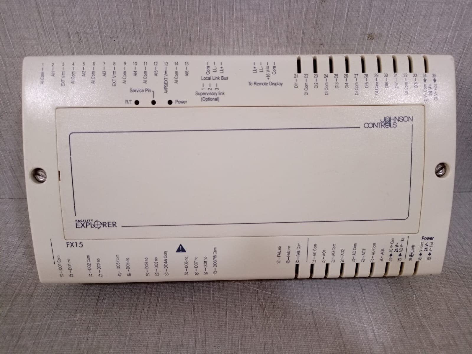 Johnson Controls LP-FX15D10-000C Version A FX15 Controller