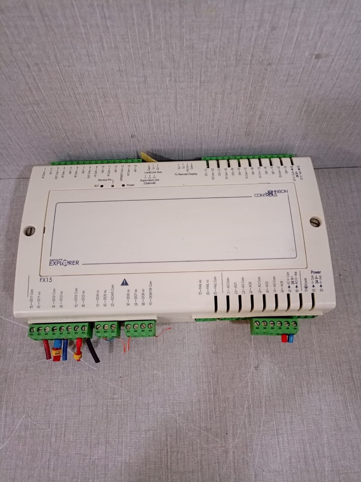 Johnson Controls LP-FX15D10-000C Version A FX15 Controller Damage Frame