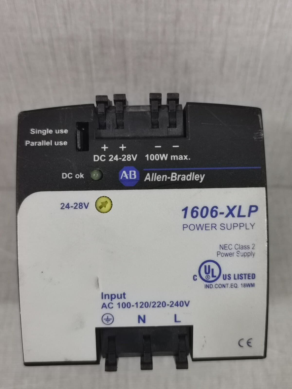 Allen-Bradley 1606-XLP Power Supply 1606-XLP100E
