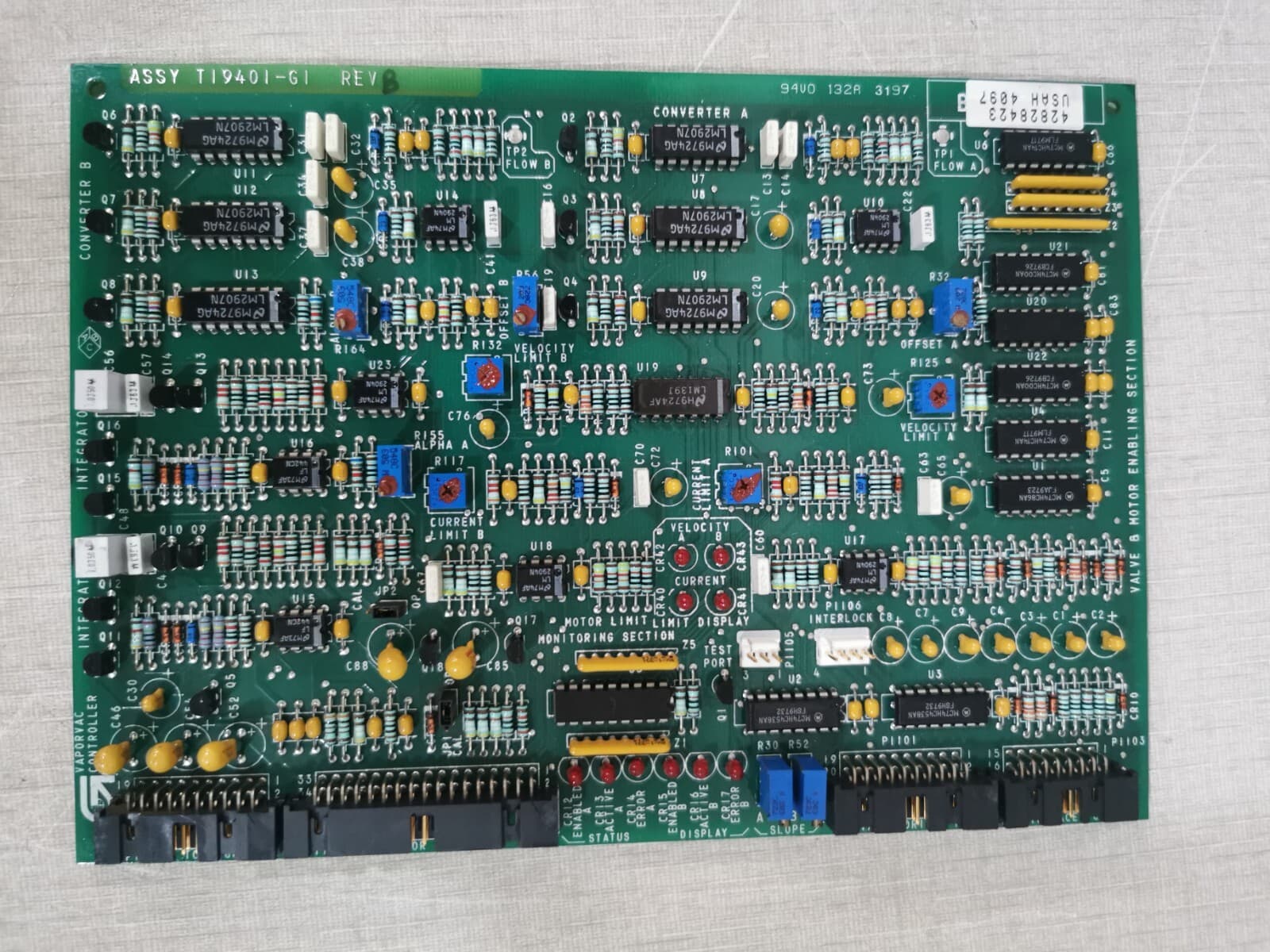 Gilbarco ASSY T19401-G1 REV.B Control Board