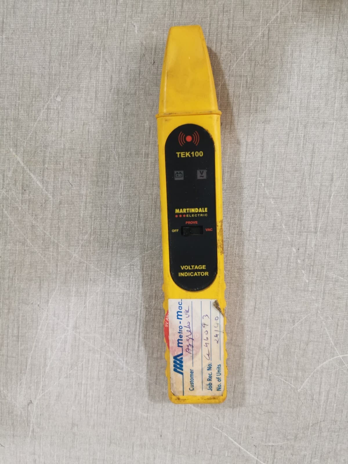 MARTINDALE TEK100 Voltage Indicator