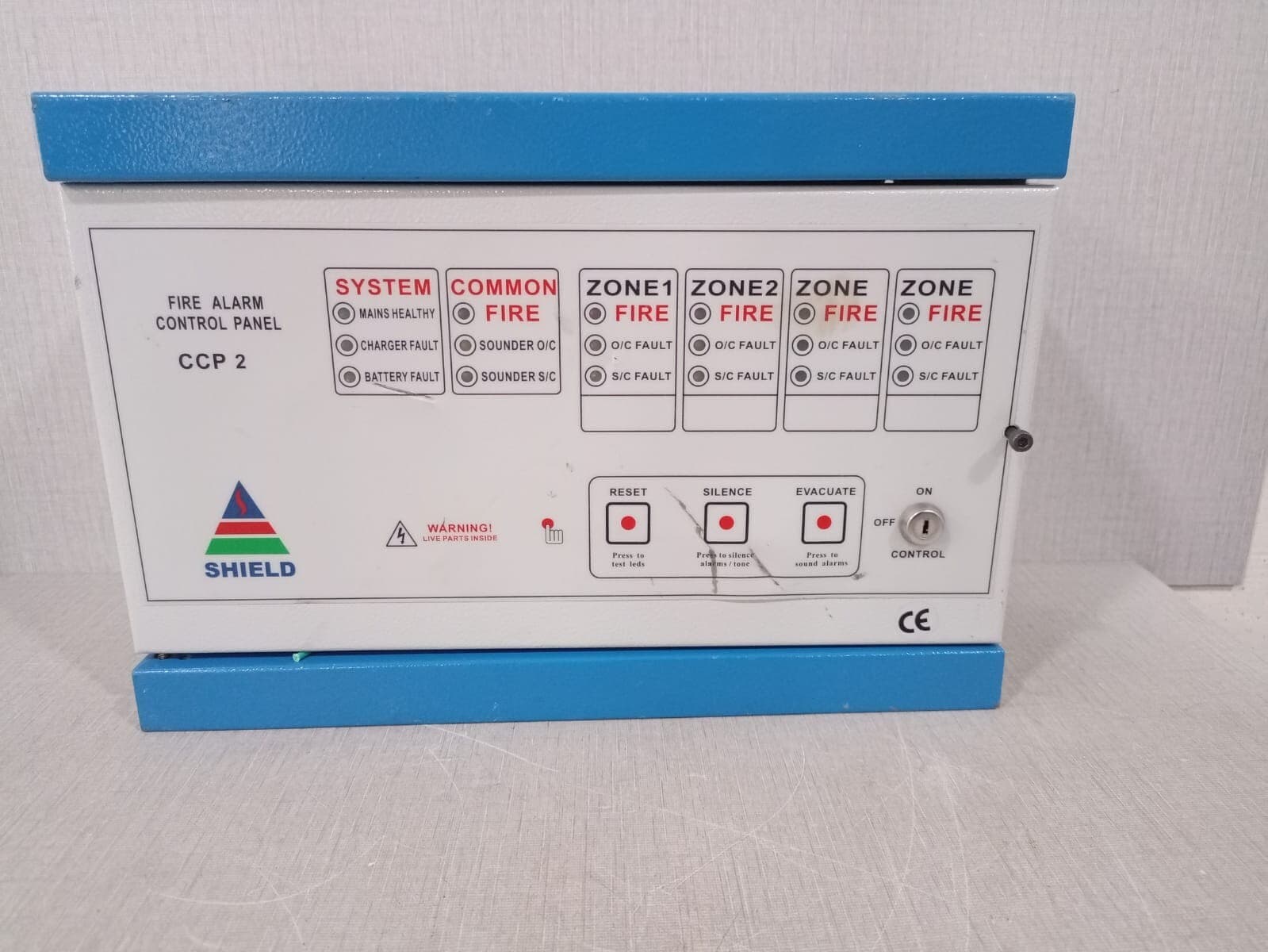 SHIELD CCP 2 FIRE ALARM CONTROL PANEL CCP-02 V1