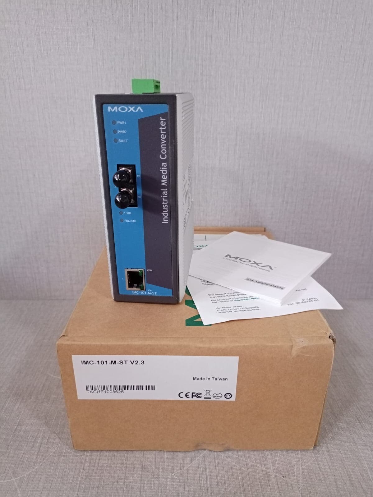 MOXA IMC-101-M-ST V2.3 INDUSTRIAL MEDIA CONVERTER - W/O