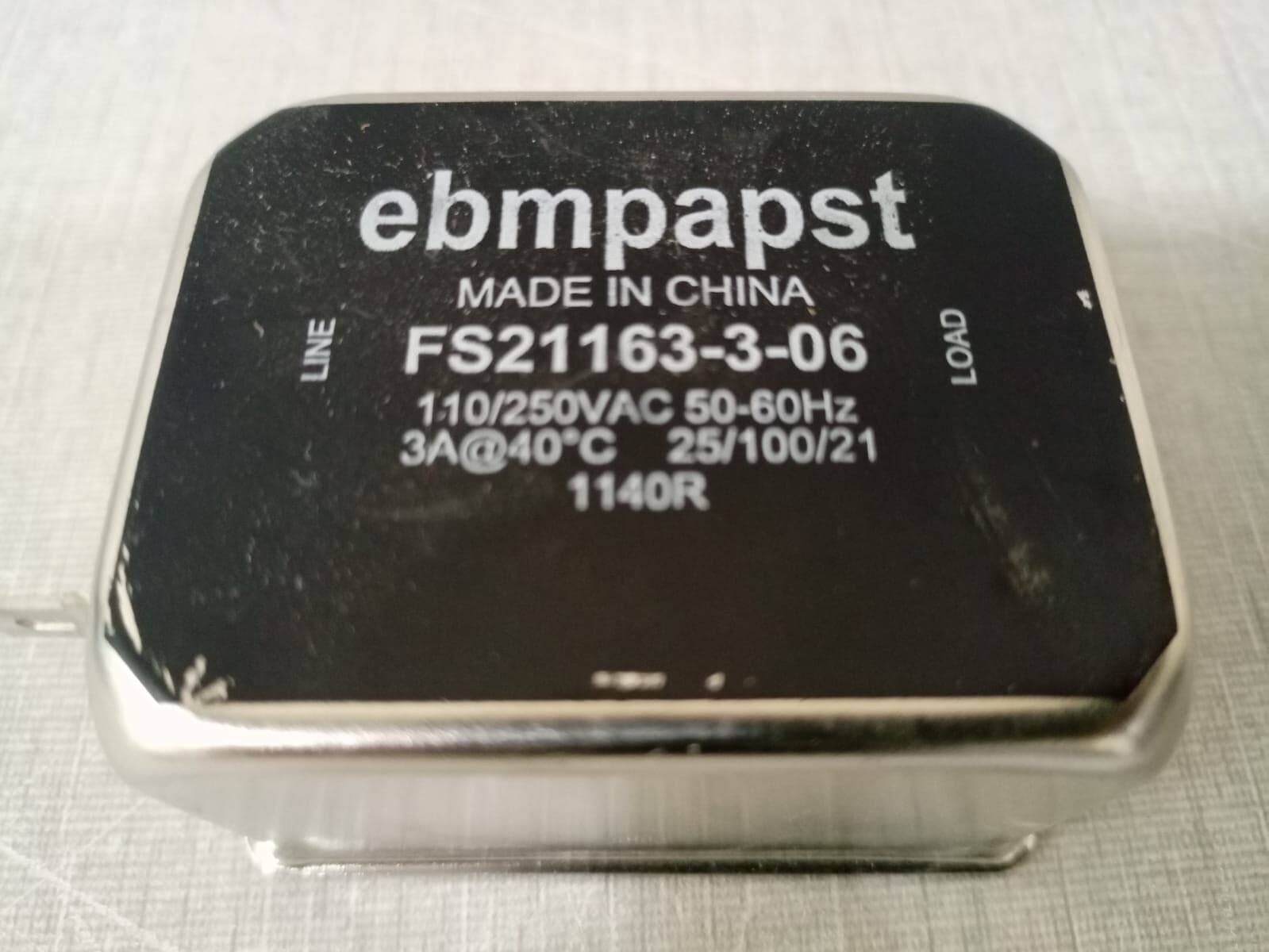 EBMPAPST FS21163-3-06 | 110/250VAC | 50-60Hz