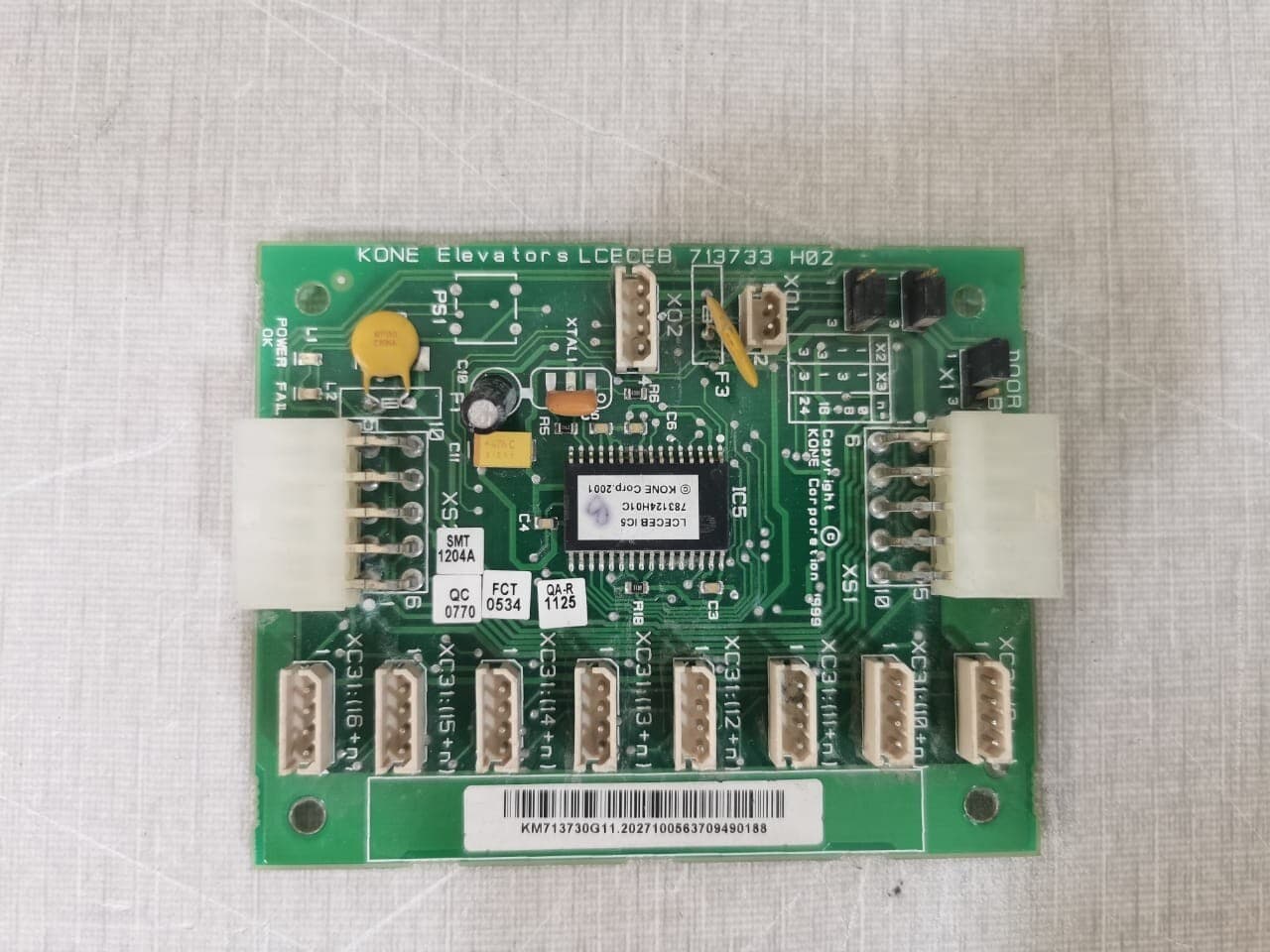 Kone Elevators LCECEB IC5 KM713730G11 Board / 713733 H02 PCB Board