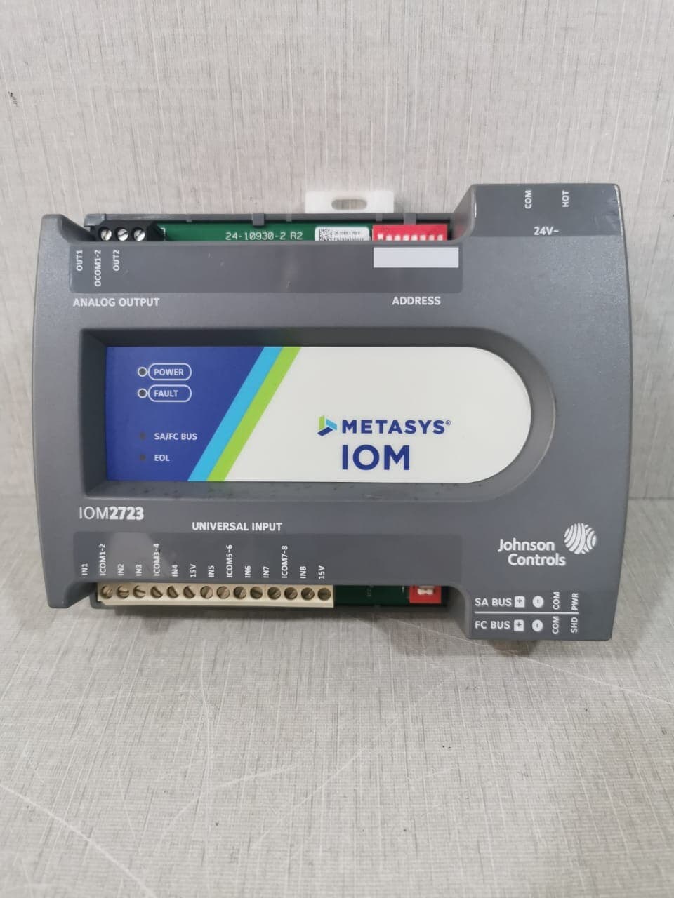 Johnson Controls Metasys MS-IOM2723-0 Input/output Module / IOM2723