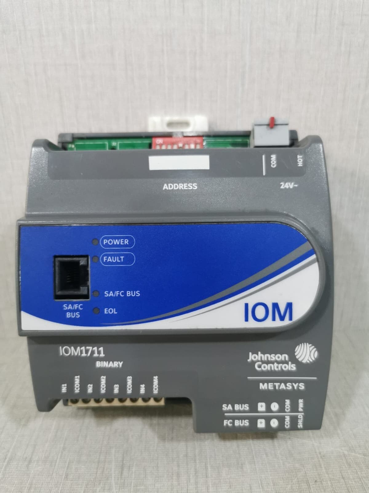 JOHNSON CONTROLS METASYS IOM1711 MODULE MS-IOM1711-0 REV D Ver 5.1.3