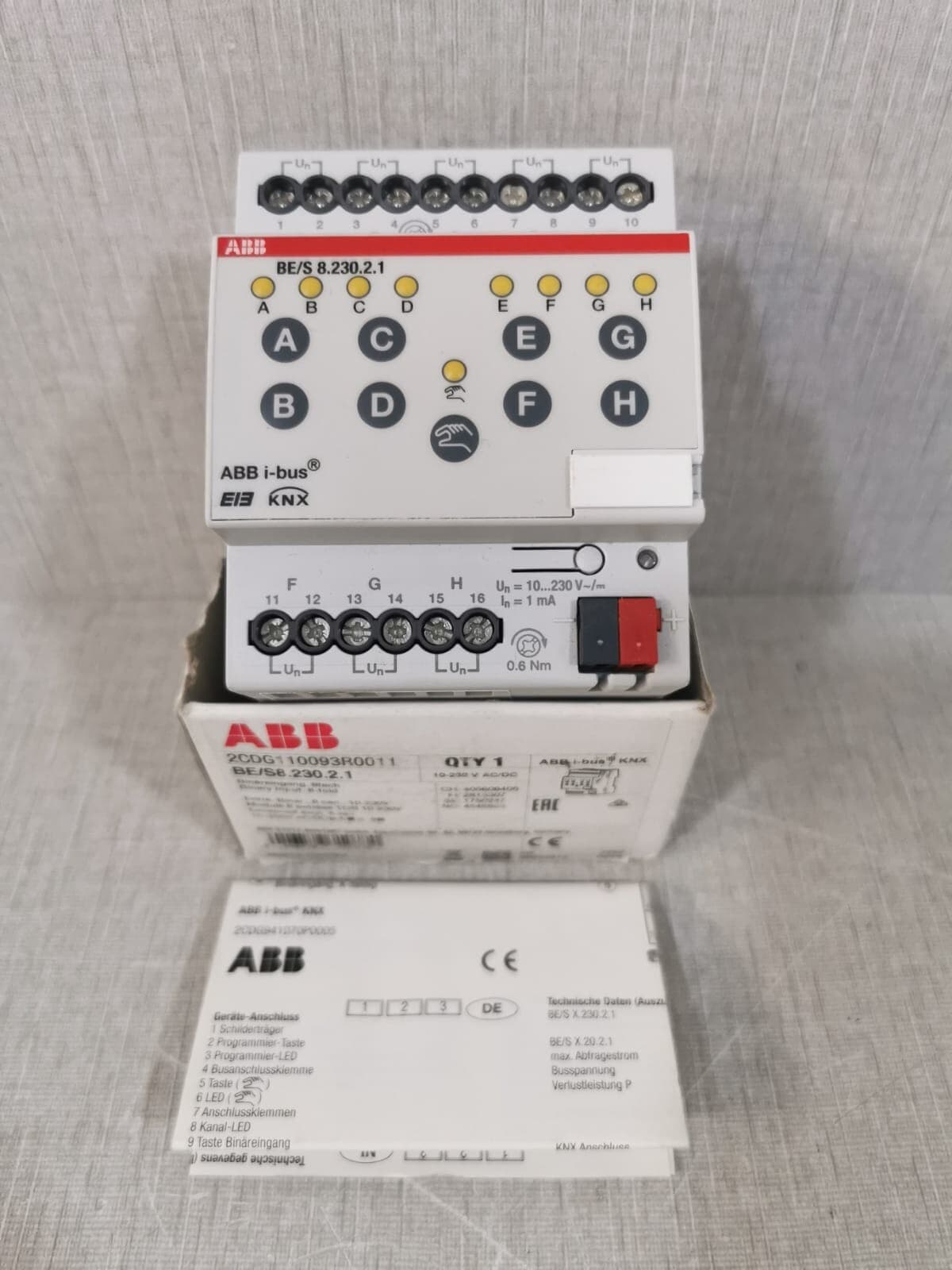 ABB i-bus KNX BE/S8.230.2.1 Binary Input, 8 Fold 2CDG110093R0011