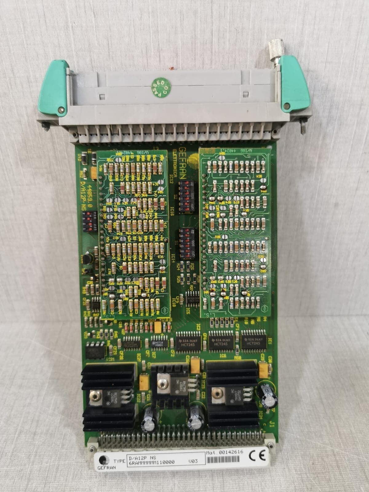 GEFRAN D/A12P-NS 44859.0 6RAMMMMMM110000 V03 Printed Circuit Board