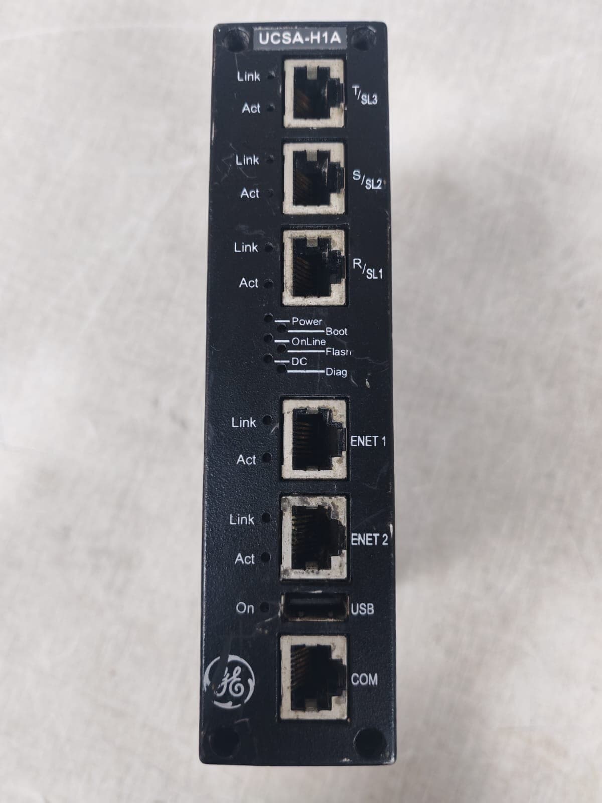 GE ENEGRY IS220UCSAH1A / UCSA-H1A REV C PROCESSOR MODULE WITH SD CARD