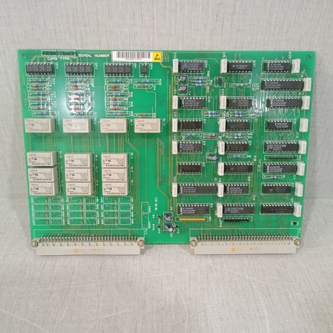 SERCK 46779C-4 CARD TYPE PR50 73107M CIRCUIT BOARD
