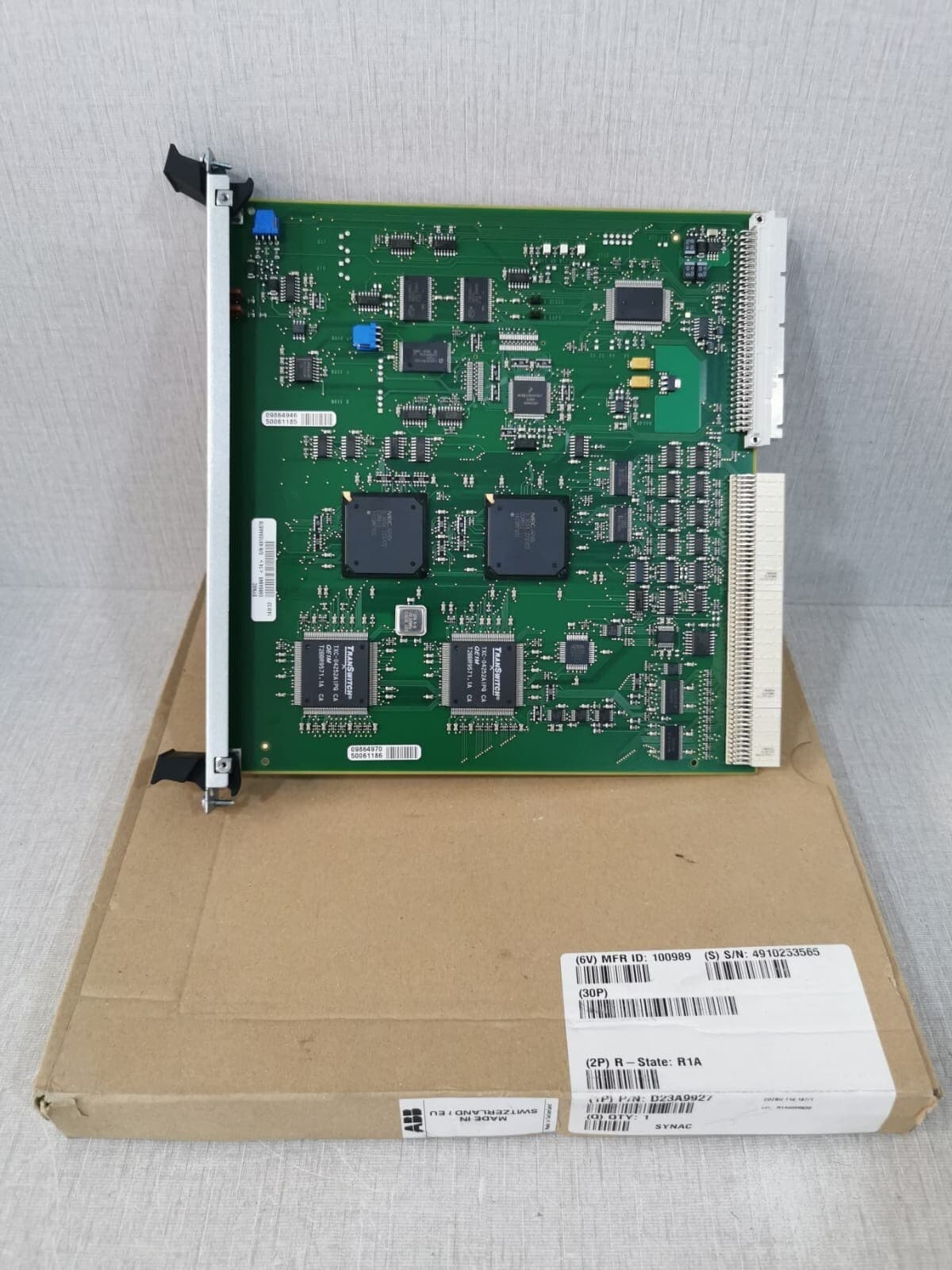 ABB ROFBU 367 113/1 R1B 2014W37 SYNAC 100989 Mother Board