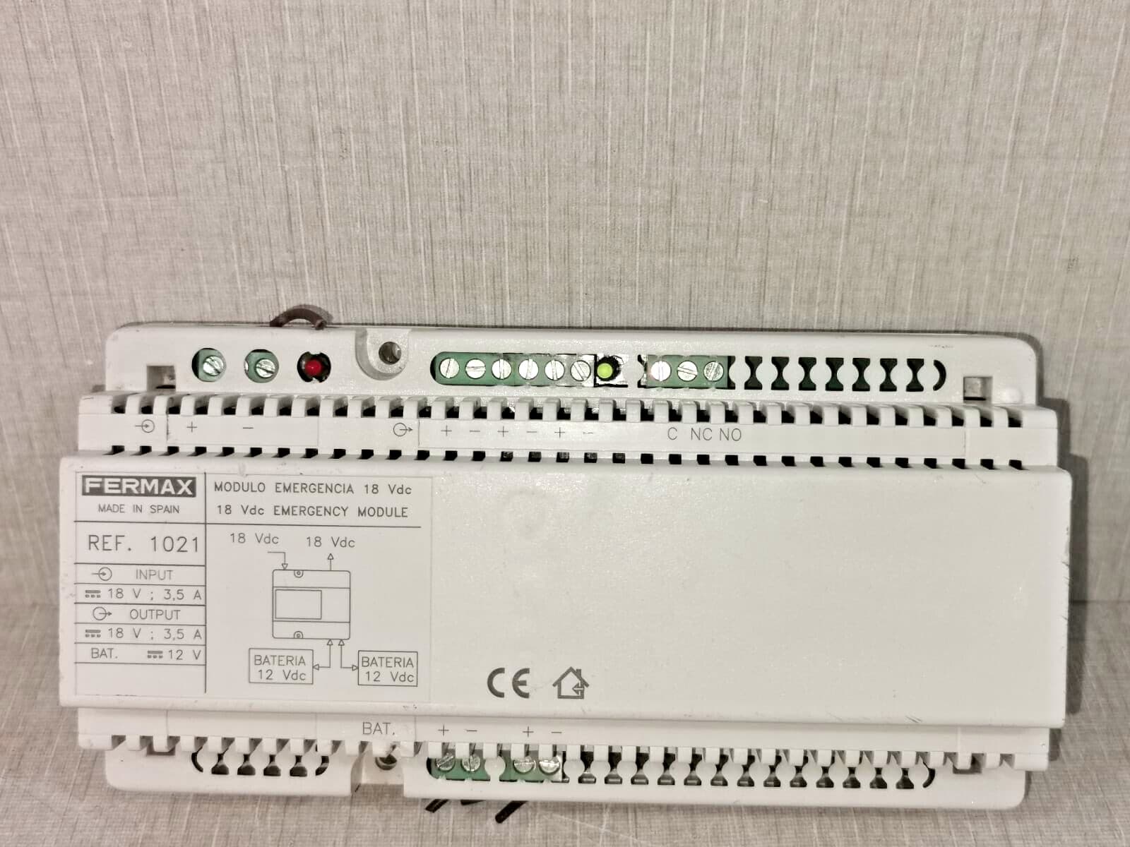FERMAX REF.1021 18VDC Voltage Emergency Module