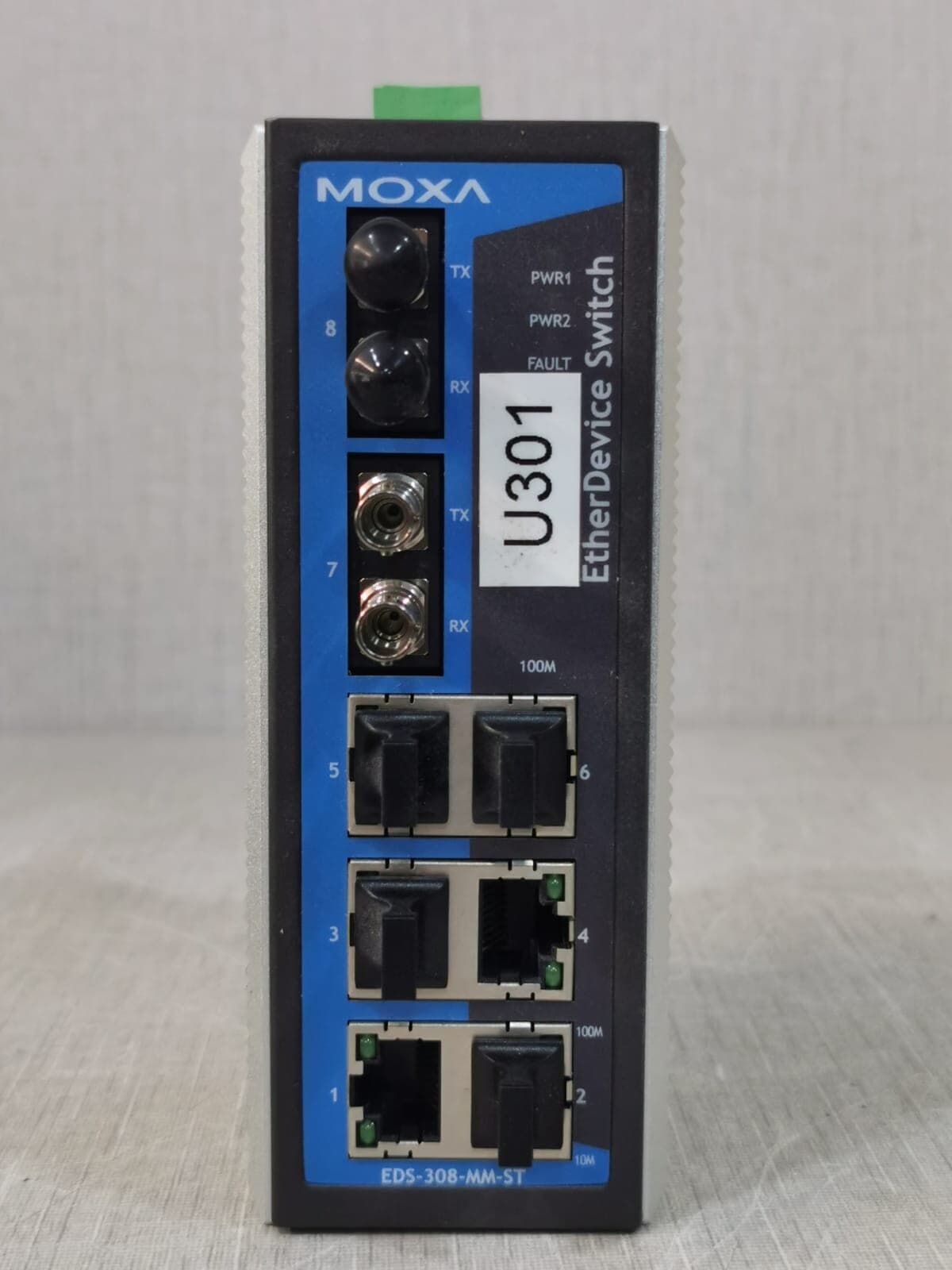 Moxa EDS-308-MM-ST REV.2.1 EtherDEVICE Switch 8 Port - W/O ACCS