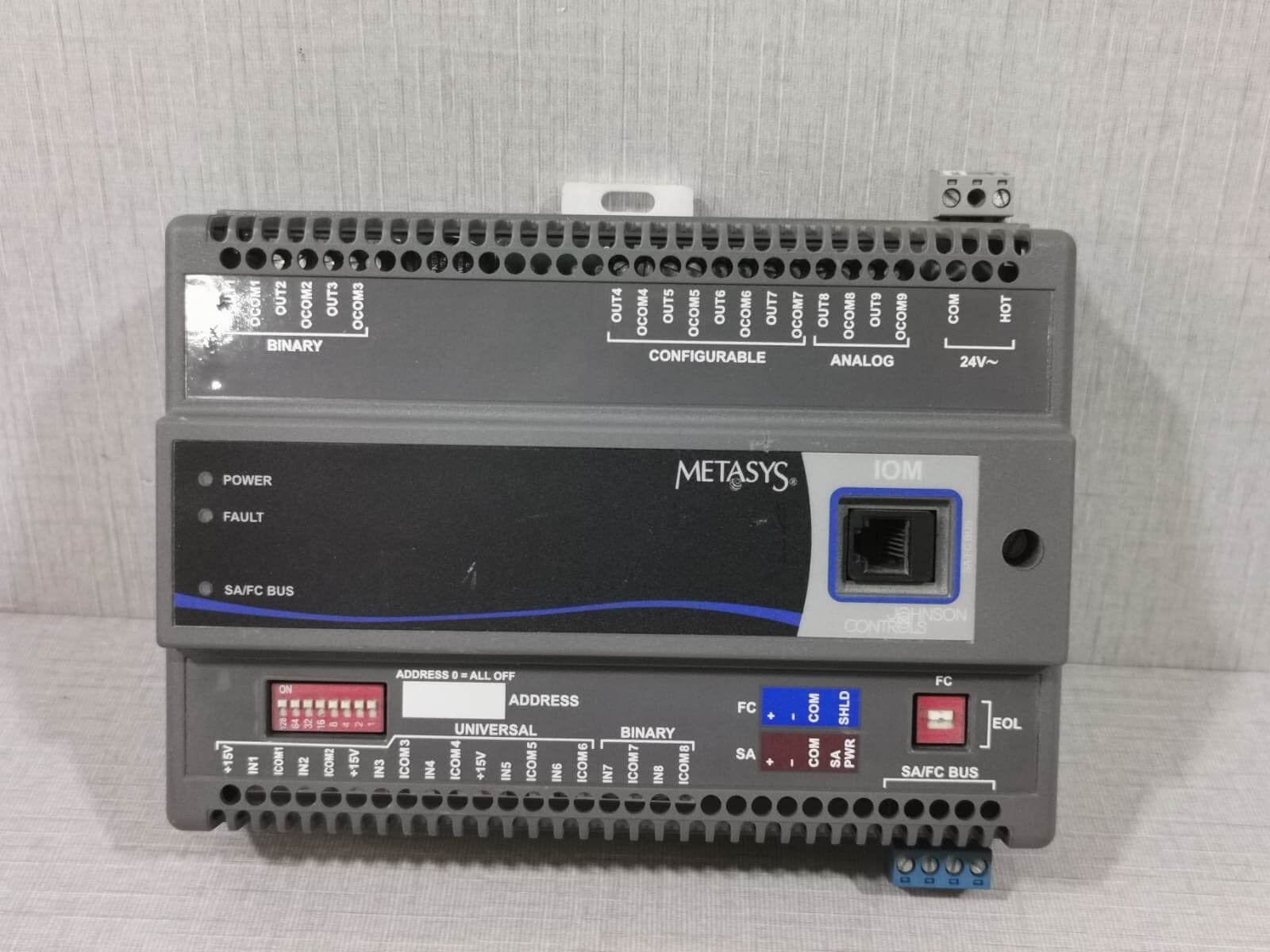 JOHNSON CONTROLS MS-IOB4710-0 RY11029 REV.D I MS-IOM4710-0 RY10935 REV H/VER 4.1