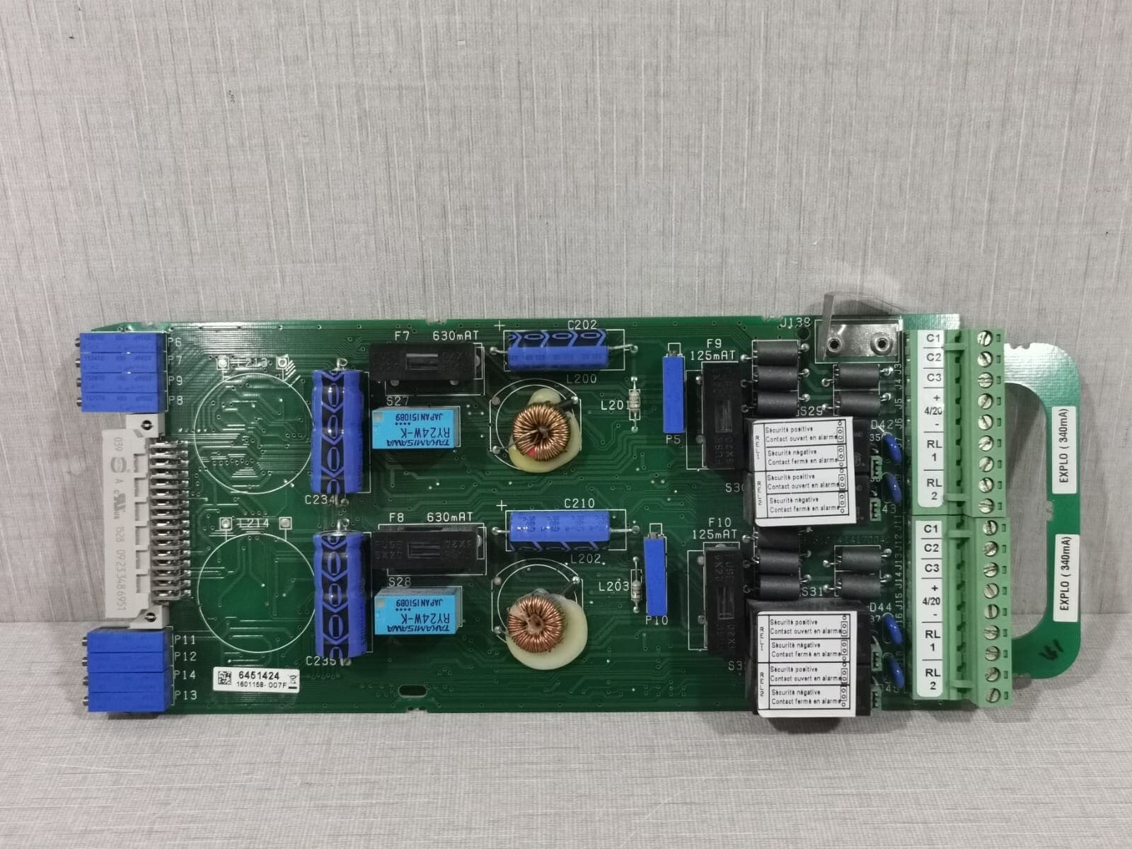 6451424/ 1601158 CARD for OLDHAM MX52 Gas Detection Controller