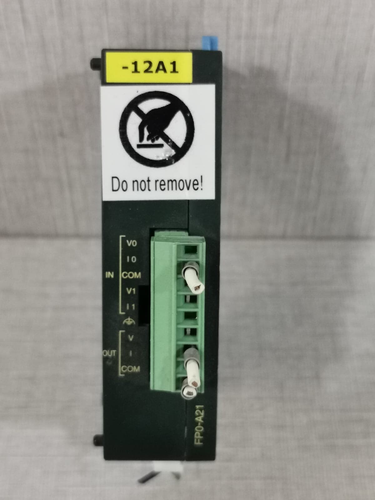 PANASONIC FP0-A21-A/ AFP0480-A FP0 ANALOG I/O UNIT VER.1.1