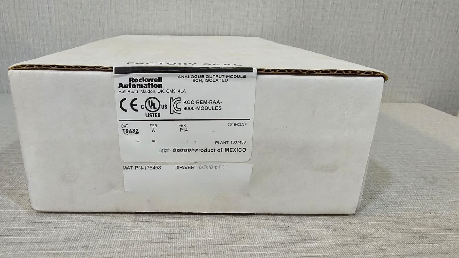 Rockwell Automation T9482 SER A VER P14 Analogue Output Module PN-175458