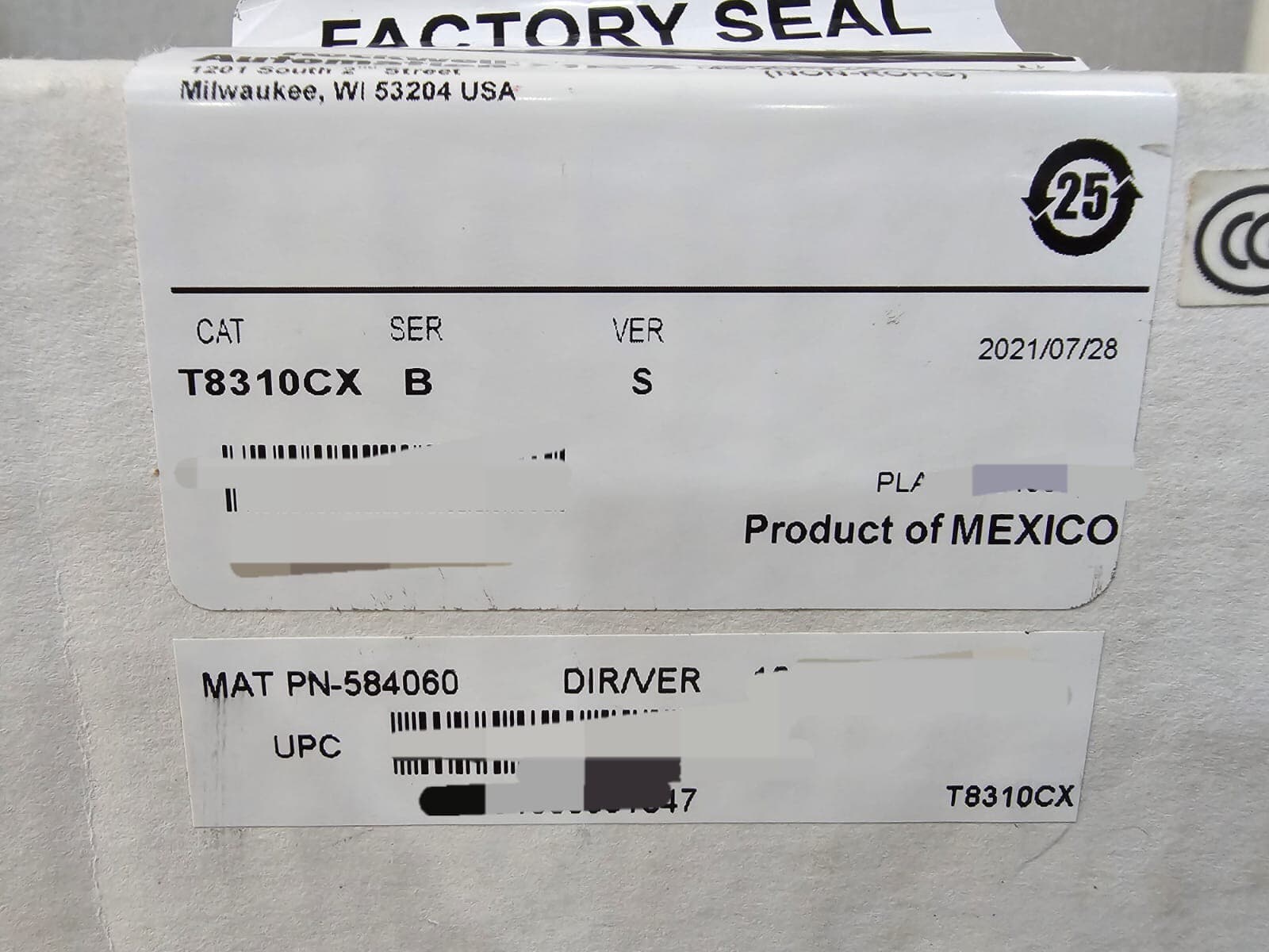 ROCKWELL AUTOMATION T8310CX Ser. B Ver. S PN-584060 Expander Processor