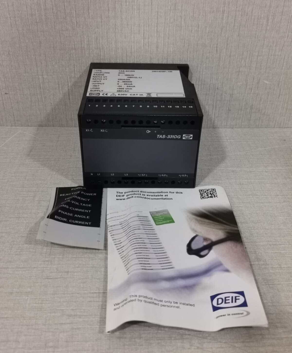 DEIF TAS-331DG SELECTABLE TRANSDUCER 2W3
