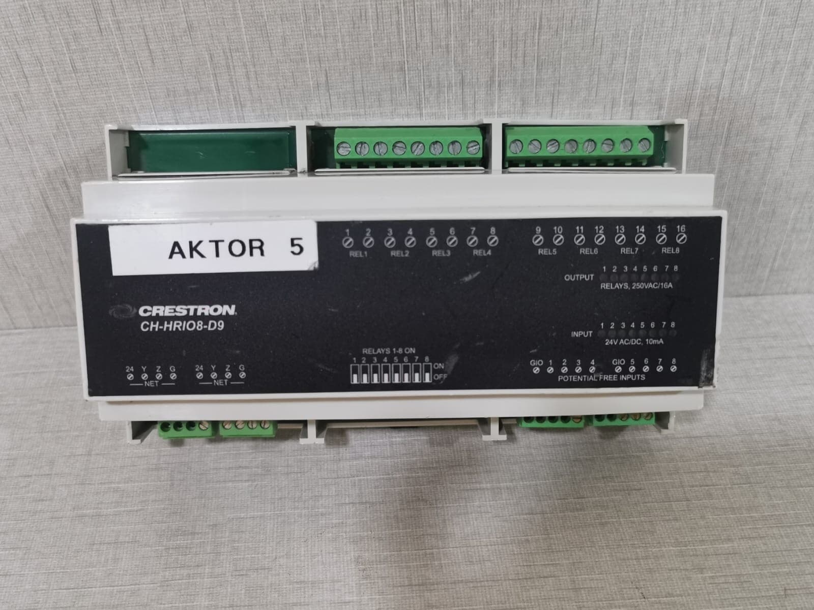CRESTRON CH-HRIO8-D9 Relay Module