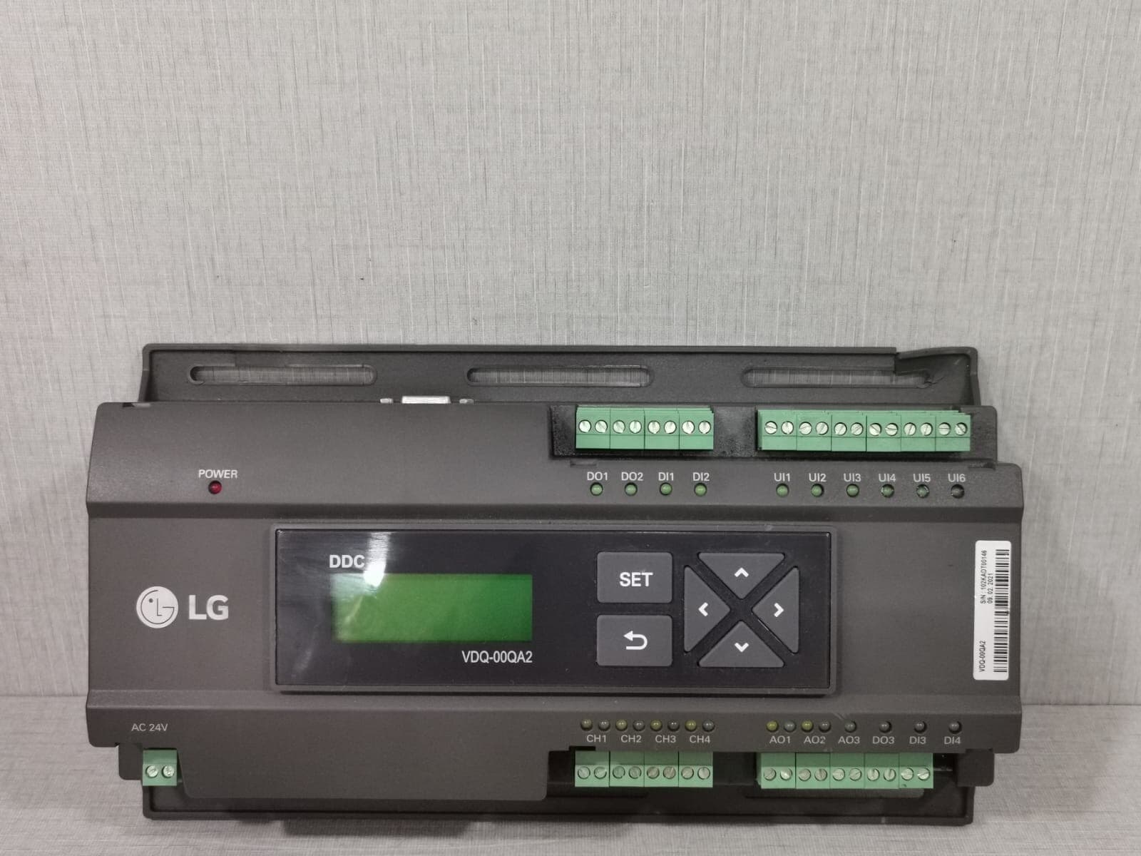 LG VDQ-00QA2 HVAC CONTROLLER /DISPLAY DATA CHANEL II