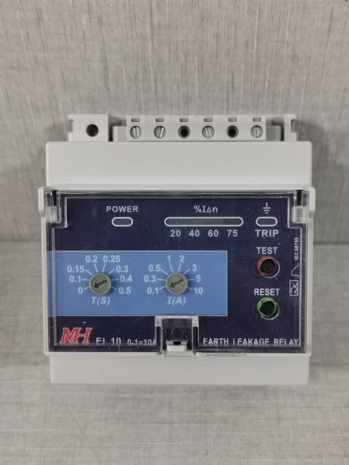 MH EL10 0.1~10A EARTH LEAKAGE RELAY