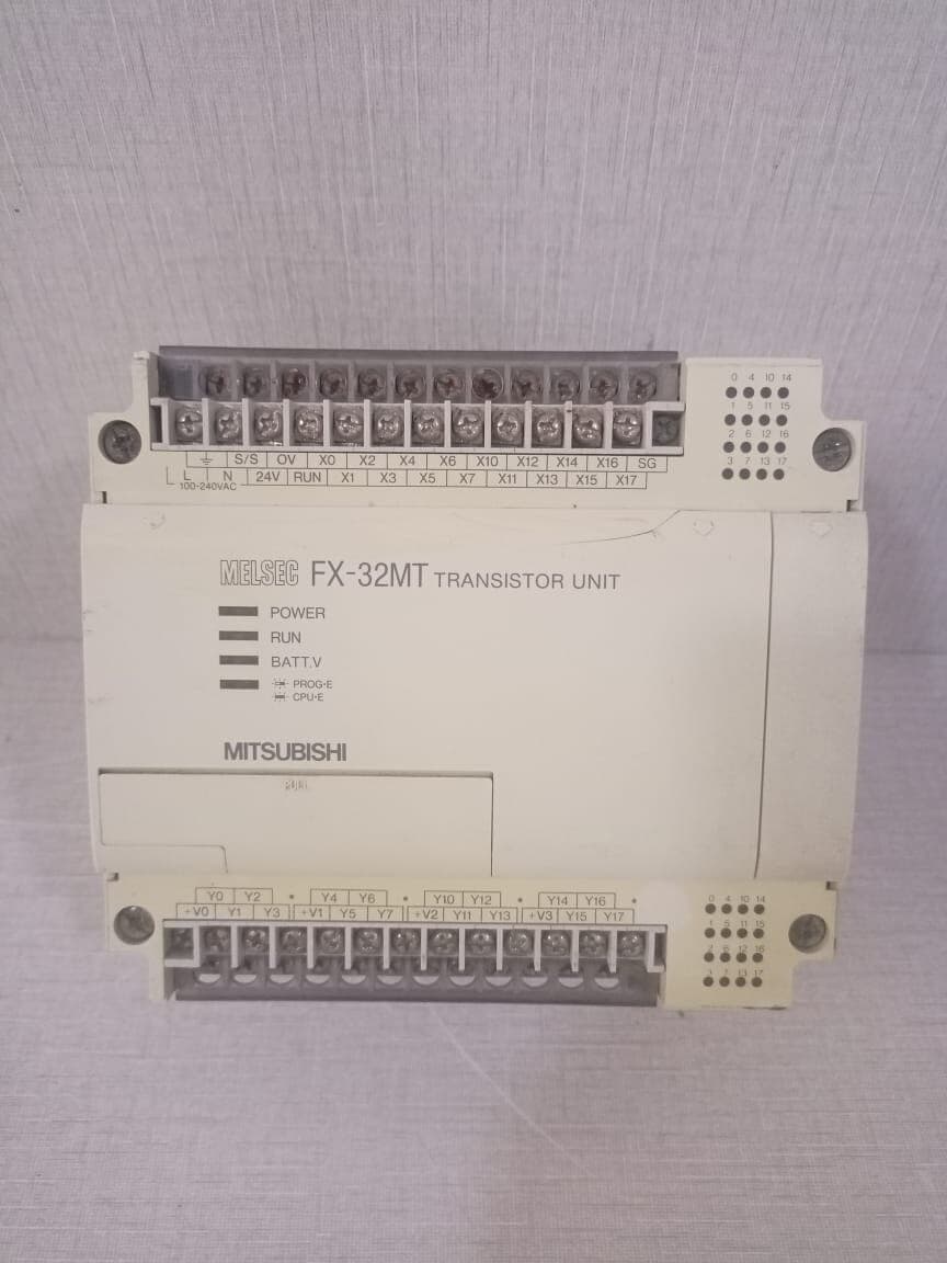MITSUBISHI MELSEC FX-32MT/FX-32MT-ESS/UL TRANSISTOR UNIT PROGRAMMABBLE CONTROLER