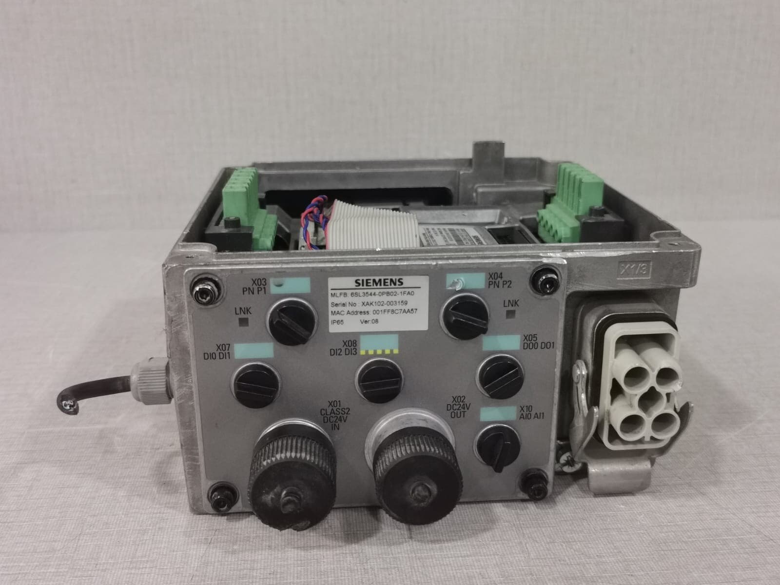 SIEMENS 6SL3544-0PB02-1FA0 SINAMICS G110M CU240M Control Unit