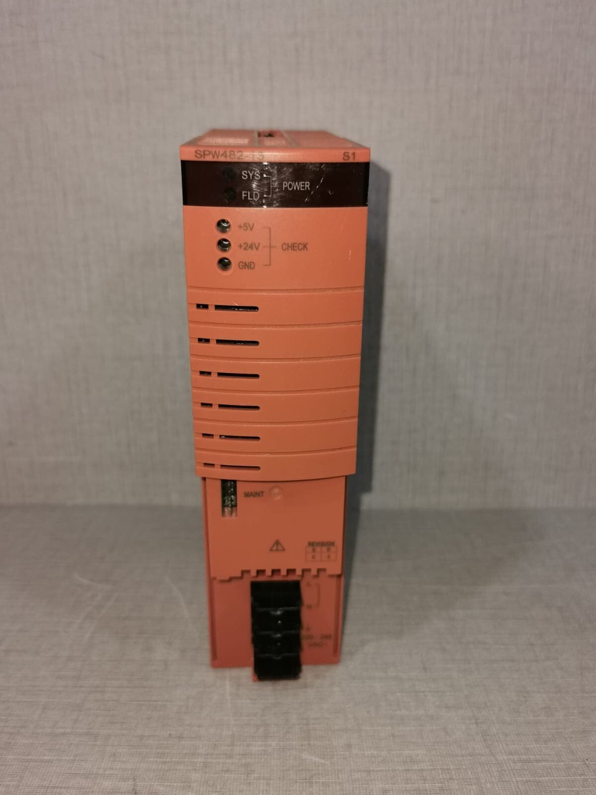 YOKOGAWA SPW482-13-S1 Power Module - Missing FRONT Cover
