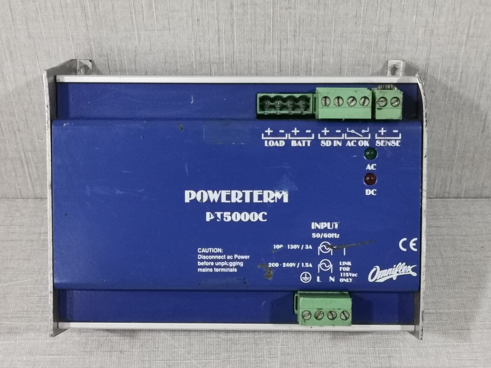 OMNIFLEX POWERTERM PT5000C PSU/CHARGER PT5000C - 6.1003.002