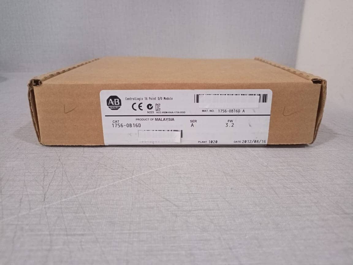 ALLEN BRADLEY 1756-0B16D SER A FW 3.2 ControlLogix 16 Point D/O Module