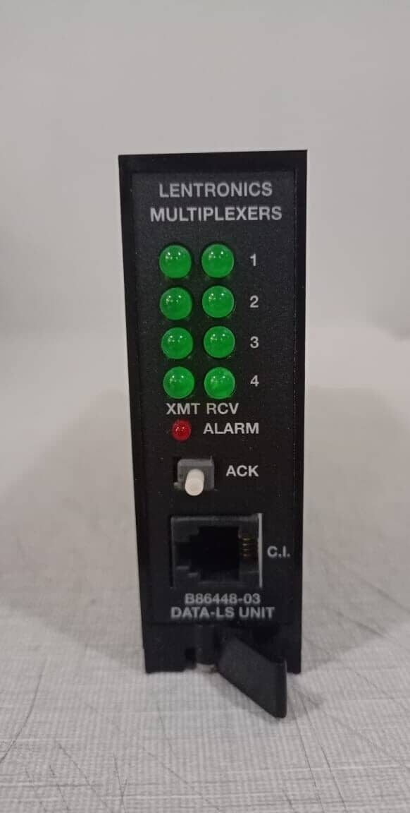 GE Lentronics Multiplexers B86448-03 DATA-LS Unit / 087-86447-02