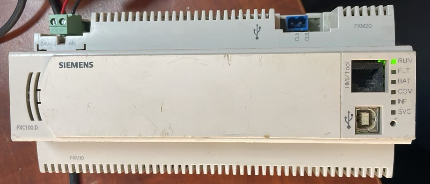 Siemens PXC100.D Automation Station BACNET 24V- TRIED & TESTED