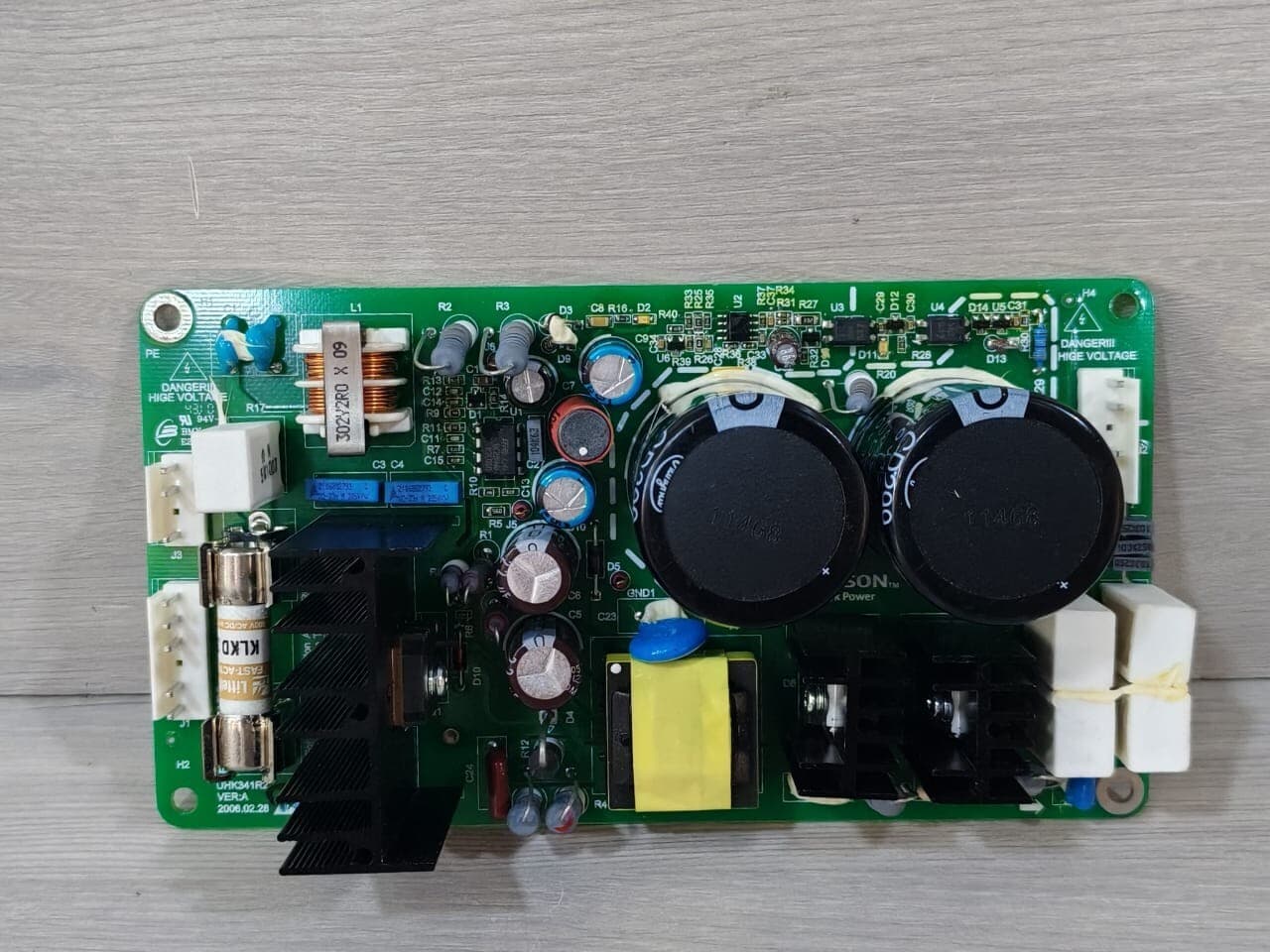 EMERSON NETWORK POWER UHK341R2 VER.A 2006.02.28 PCBA CONTACTOR POWER BOARD